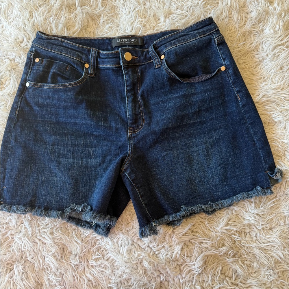 Liverpool Denim Vickie Shorts - Size 8/29